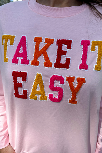 PREORDER-Take It Easy Patch Pullover