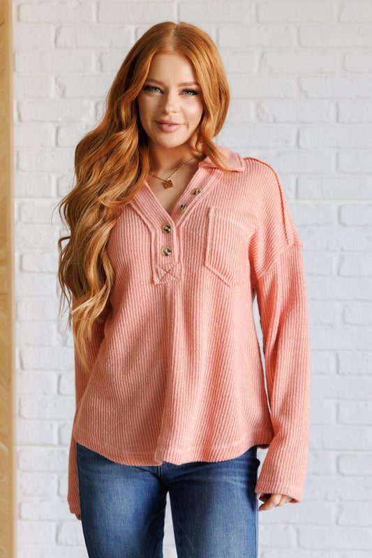 If You Want Forever Ribbed Knit Top