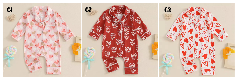 PREORDER: Warm my Heart One-piece Pajama 12.23.24 osym